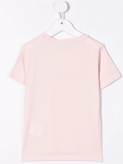 Shop Moncler Born To Protect Short-sleeve T-shirt In Pink