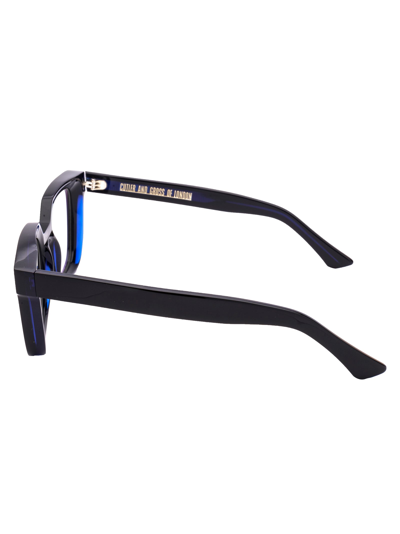 Shop Cutler And Gross Optical In Black On Blue