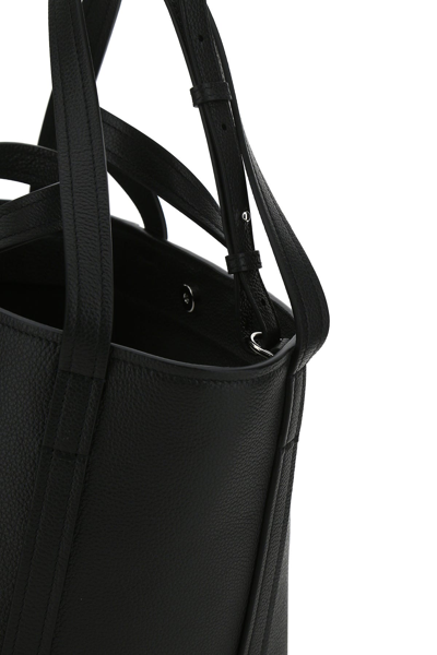Balenciaga Black Leather Everyday Xs Handbag In Black