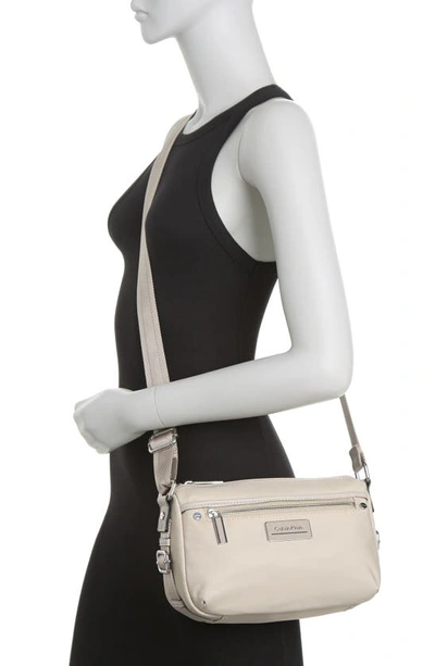 Calvin Klein Sussex Nylon Crossbody Bag In Fawn | ModeSens
