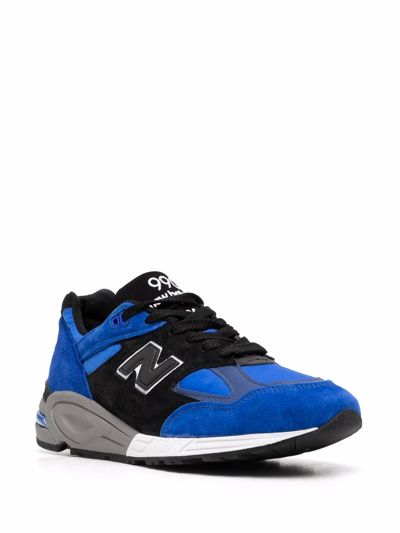 Shop New Balance 990v2 Sneakers In Blue