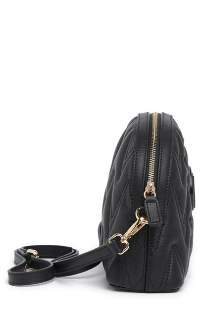 Shop Valentino By Mario Valentino Diana D Leather Crossbody Bag In Black