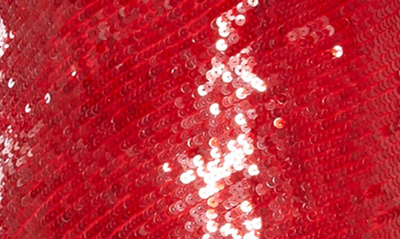 Shop Mac Duggal Sequin One-shoulder Gown In Red