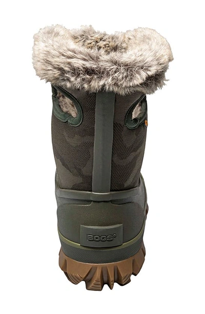 Bogs Arcata Insulated Waterproof Snow Boot In Dark Green