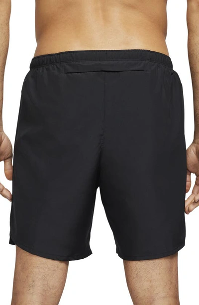 Shop Nike Dri-fit Challenger 2-in-1 Running Shorts In Black