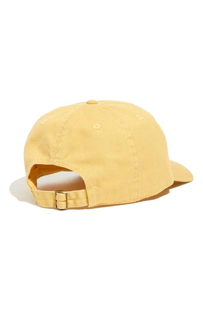 Shop Madewell Broken-in Baseball Cap In Autumn Gold