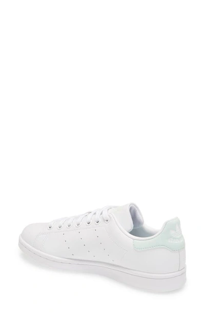 Shop Adidas Originals Primegreen Stan Smith Sneaker In White/ Dash Green/ Core Black
