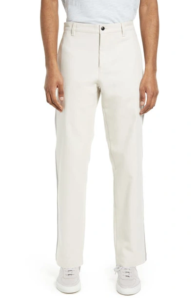 Shop Ted Baker Abcott Leyden Fit Cotton Trousers In Ecru
