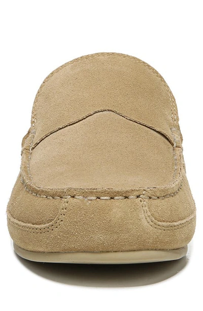 Shop Vince Gibson Genuine Suede Slipper In New Camel