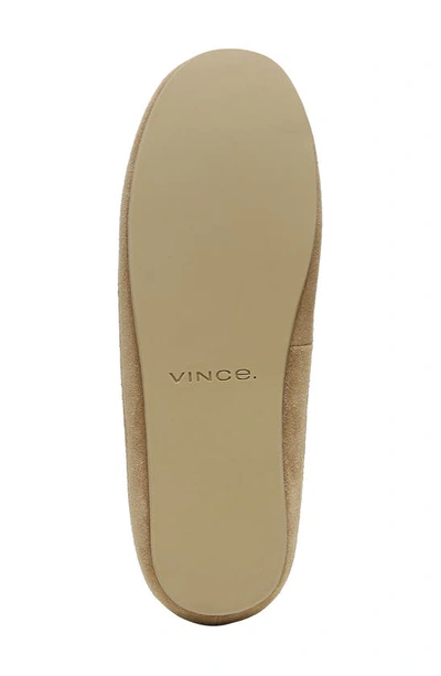 Shop Vince Gibson Genuine Suede Slipper In New Camel