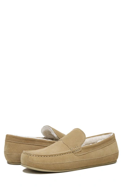 Shop Vince Gibson Genuine Suede Slipper In New Camel