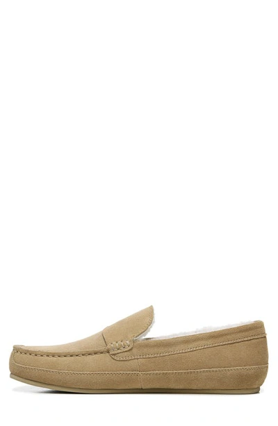 Shop Vince Gibson Genuine Suede Slipper In New Camel