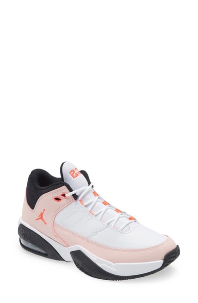 Nike Jordan Girls' Big Kids' Max Aura 3 Basketball Shoes In White /atmosphere/infrared 23/black | ModeSens