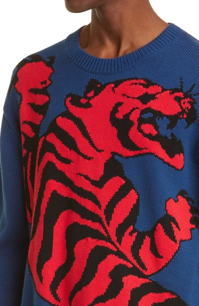 Gucci Boys' Tiger Intarsia Sweater