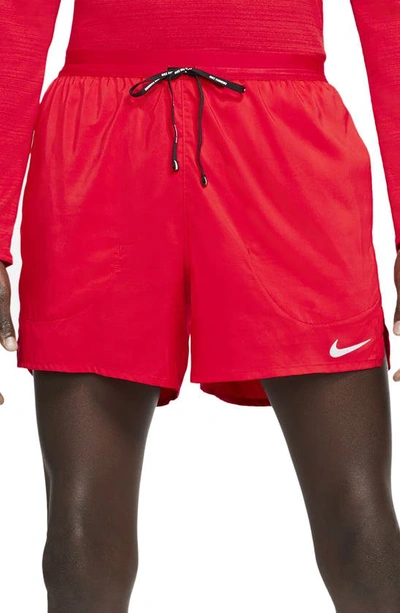 Shop Nike Flex Stride 5 Running Shorts In University Red