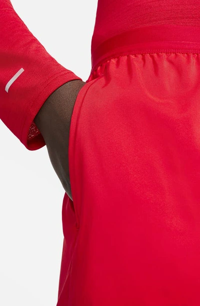 Shop Nike Flex Stride 5 Running Shorts In University Red