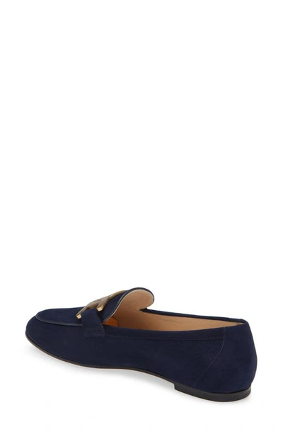 Tod's Kate Chain Detail Loafer In Galassia Scuro