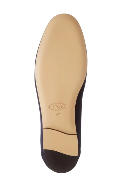 Tod's Kate Chain Detail Loafer In Galassia Scuro