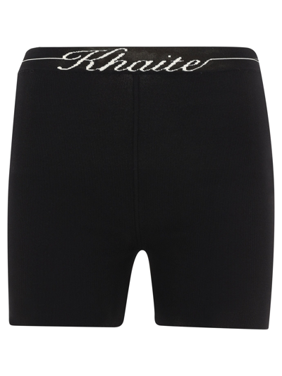 Shop Khaite "bryant" Shorts In Black  
