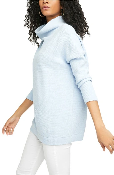 Shop Free People Ottoman Slouchy Tunic In Blue Crush