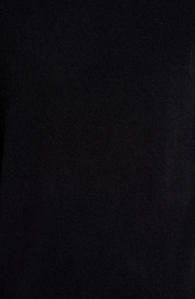 Nordstrom Cashmere Turtleneck Sweater In Black Caviar