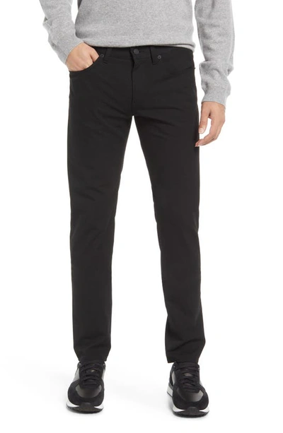 Shop Hugo Boss Delaware 5-pocket Straight Leg Pants In Black
