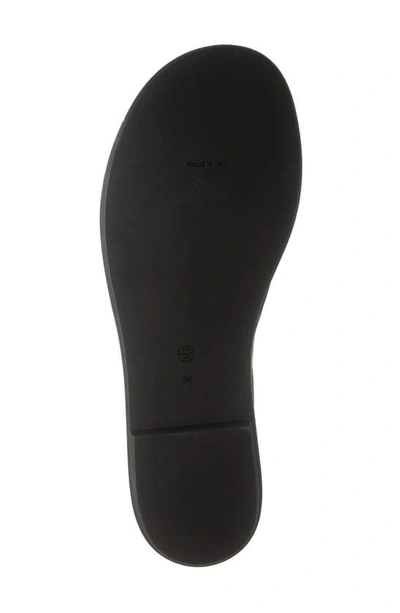 The Row Awar Leather Loafers Flat Sole In Black