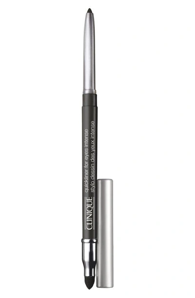 Shop Clinique Quickliner For Eyes Intense Eyeliner In Intense Charcoal