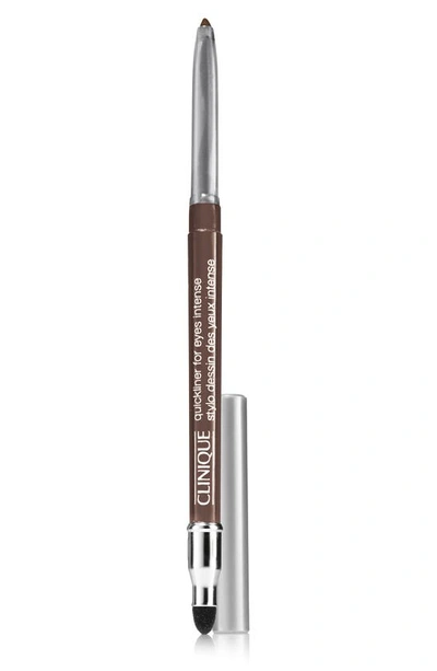 Shop Clinique Quickliner For Eyes Intense Eyeliner In Intense Chocolate