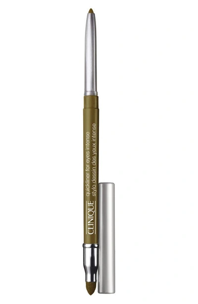 Shop Clinique Quickliner For Eyes Intense Eyeliner In Intense Peridot