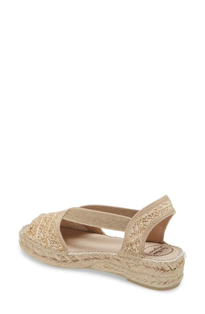 Shop Toni Pons Estel Espadrille Sandal In Natural Woven Fabric