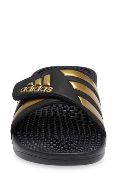 Shop Adidas Originals Adissage Sport Slide In Cblack/gol