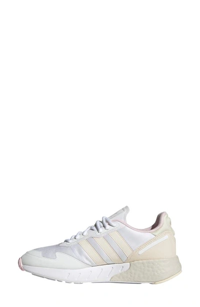 Shop Adidas Originals Zx 1k Boost Sneaker In Wonder White/ Clear Pink