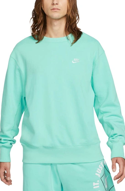 Shop Nike Sportswear Oversize Crewneck Sweatshirt In Tropical Twist/ Light Dew