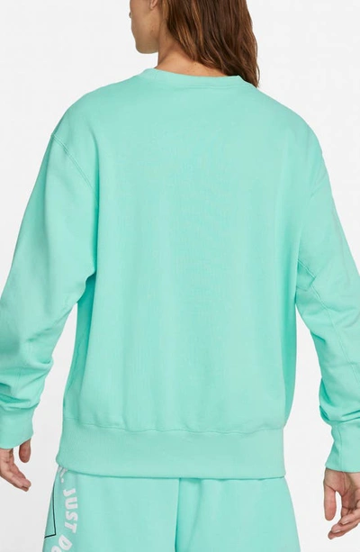 Shop Nike Sportswear Oversize Crewneck Sweatshirt In Tropical Twist/ Light Dew