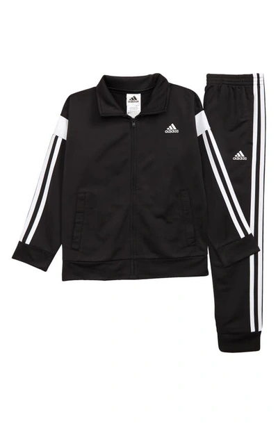 Shop Adidas Originals Kids' Track Jacket & Pants Set In Black