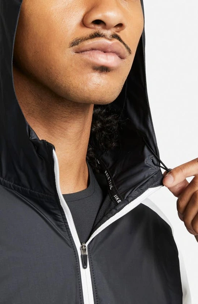 Nike Packable Windrunner Shell Hooded Jacket In Black/dark Smoke  Grey/reflective Silver | ModeSens