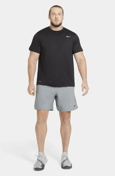 Shop Nike Dri-fit Pro Flex Vent Max Athletic Shorts In Smoke Grey/ Black