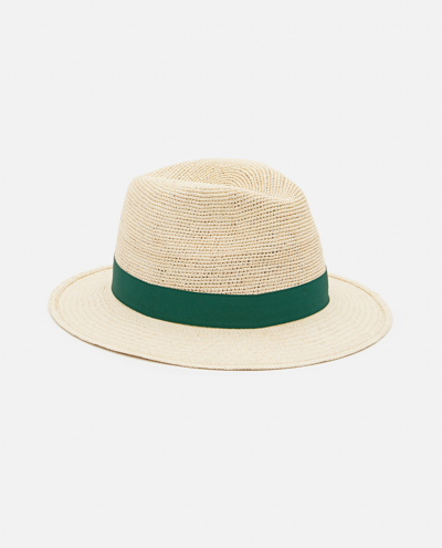 Shop Borsalino "federico" Panama Straw Hat In Beige