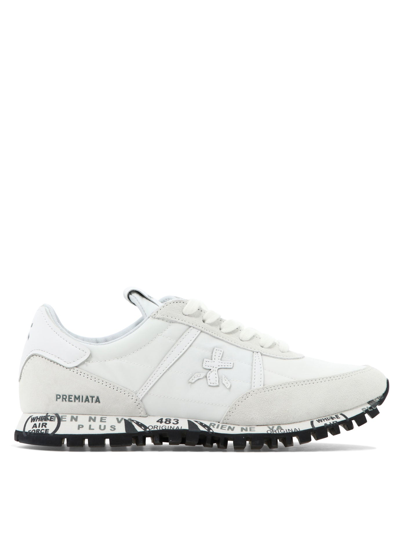 Shop Premiata "seand" Sneakers In White
