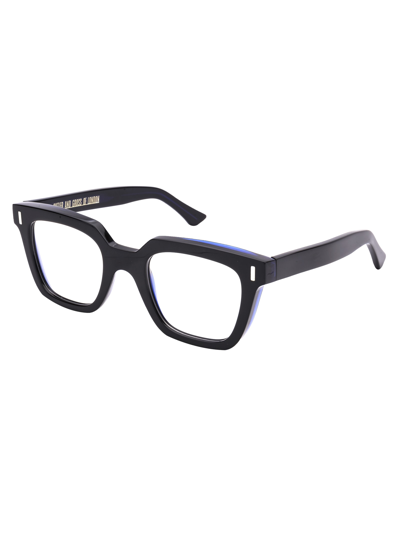 Shop Cutler And Gross 1305 Glasses In Black On Blue