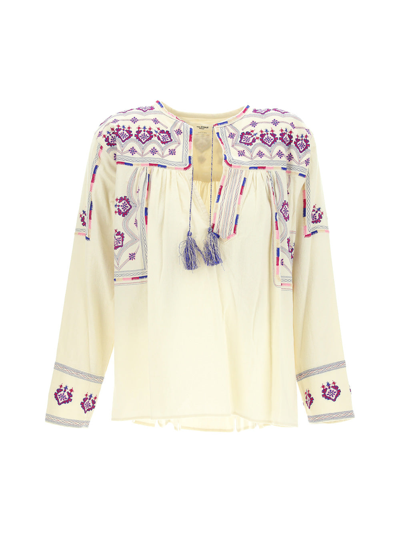 Shop Isabel Marant Étoile Shirts In Ecru