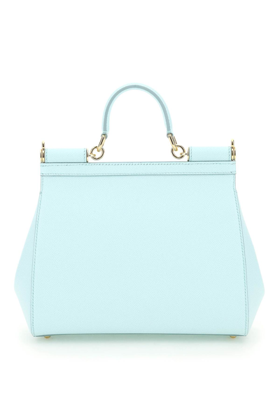 badning Afvigelse Validering Dolce & Gabbana Medium Sicily Bag In Light Blue | ModeSens
