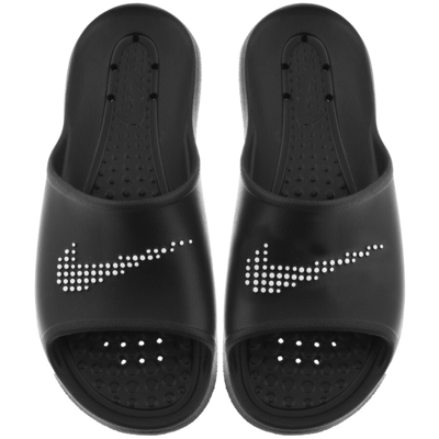 Shop Nike Victori Shower Sliders Black