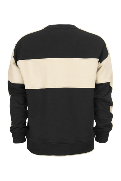 Shop Moose Knuckles Crewneck Cotton Sweatshirt In Black