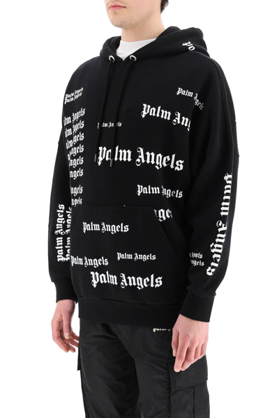 Shop Palm Angels Ultra Logo Hoodie In Mixed Colours