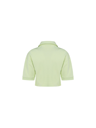 Shop Chiara Ferragni Women's Green Other Materials Polo Shirt
