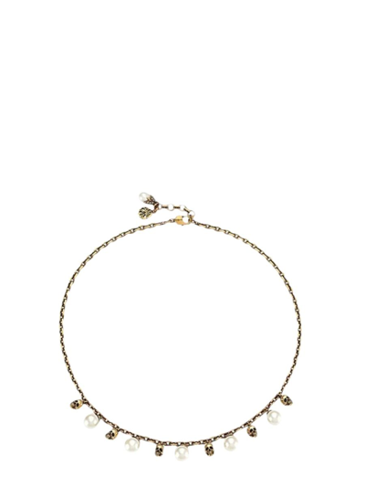 Shop Alexander Mcqueen Women's Gold Other Materials Necklace