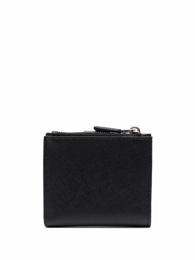 Shop Prada Men's Black Leather Card Holder