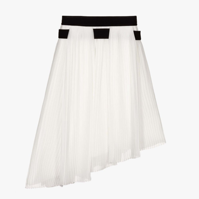 Shop Givenchy Girls Teen Ivory Chiffon Skirt